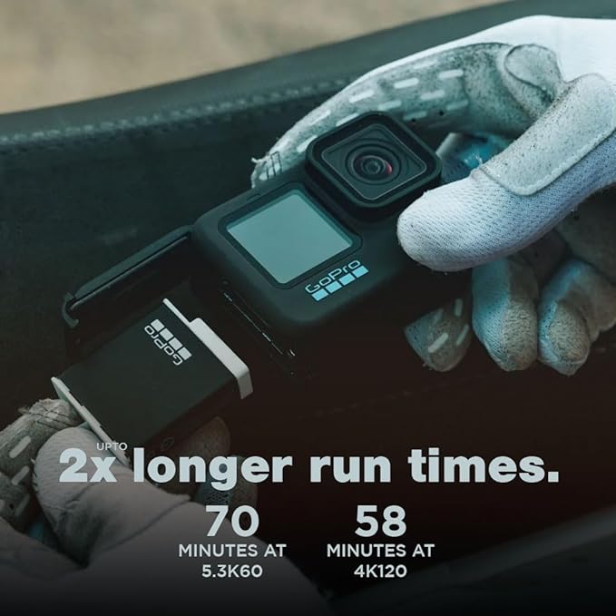 GoPro HERO12 Waterproof Action Camera with Front & Rear LCD Screens Ultra